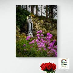 Canvas Wrap - Virgin Mary in Kildysart Grotto, County Clare - James A. Truett - Moods of Ireland - Irish Art