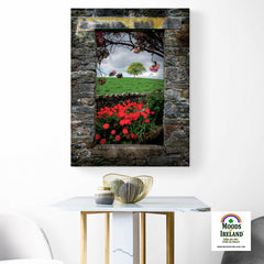 Canvas Wrap - Blooming County Clare Countryside, Ireland Landscape Poster Print - James A. Truett - Moods of Ireland - Irish Art