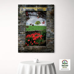 Canvas Wrap - Blooming County Clare Countryside, Ireland Landscape Poster Print - James A. Truett - Moods of Ireland - Irish Art