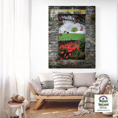 Canvas Wrap - Blooming County Clare Countryside, Ireland Landscape Poster Print - James A. Truett - Moods of Ireland - Irish Art