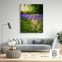 Canvas Wrap - Bluebells of Kilrush, County Clare, Ireland - James A. Truett - Moods of Ireland - Irish Art