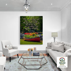 Canvas Wrap - There are Good Ships Irish Friendship Blessing - James A. Truett - Moods of Ireland - Irish Art