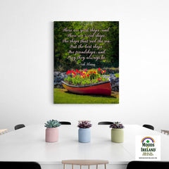 Canvas Wrap - There are Good Ships Irish Friendship Blessing - James A. Truett - Moods of Ireland - Irish Art