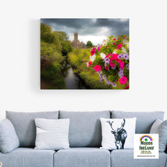 Canvas Wrap - Quin Abbey, County Clare - James A. Truett - Moods of Ireland - Irish Art