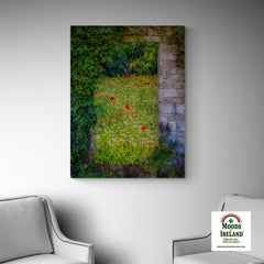 Canvas Wrap - Magical Irish Wildflower Meadow in County Clare - James A. Truett - Moods of Ireland - Irish Art