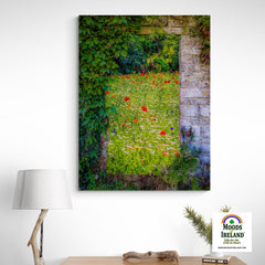 Canvas Wrap - Magical Irish Wildflower Meadow in County Clare - James A. Truett - Moods of Ireland - Irish Art