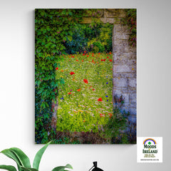 Canvas Wrap - Magical Irish Wildflower Meadow in County Clare - James A. Truett - Moods of Ireland - Irish Art