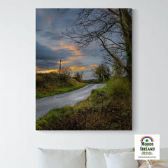 Canvas Wrap - Feathery Sunrise over County Clare - James A. Truett - Moods of Ireland - Irish Art