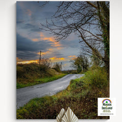 Canvas Wrap - Feathery Sunrise over County Clare - James A. Truett - Moods of Ireland - Irish Art