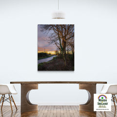 Canvas Wrap - Morning Sun on Irish County Road, County Clare - James A. Truett - Moods of Ireland - Irish Art