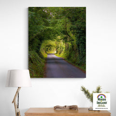 Canvas Wrap - Green Tunnel, County Clare, Ireland - James A. Truett - Moods of Ireland - Irish Art