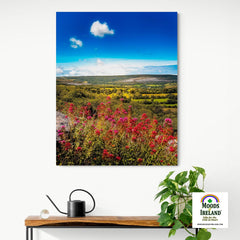 Canvas Wrap - Summer Burren Vista from Aillwee Cave, County Clare - James A. Truett - Moods of Ireland - Irish Art