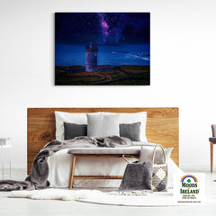 Canvas Wrap - Starry Night over Doonagore Castle, County Clare - Moods of Ireland