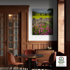 Canvas Wrap - Flowers and Meadow, Kildysart, County Clare - James A. Truett - Moods of Ireland - Irish Art