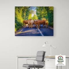 Canvas Wrap - Irish Road Block, County Clare - James A. Truett - Moods of Ireland - Irish Art