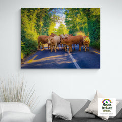 Canvas Wrap - Irish Road Block, County Clare - James A. Truett - Moods of Ireland - Irish Art