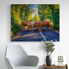 Canvas Wrap - Irish Road Block, County Clare - James A. Truett - Moods of Ireland - Irish Art