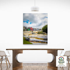 Canvas Wrap - Cascades at Ennistymon, County Clare - James A. Truett - Moods of Ireland - Irish Art