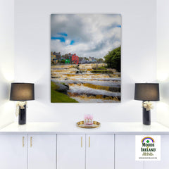 Canvas Wrap - Cascades at Ennistymon, County Clare - James A. Truett - Moods of Ireland - Irish Art