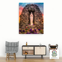 Canvas Wrap - Sancta Maria Grotto, Kilnamona, County Clare - James A. Truett - Moods of Ireland - Irish Art