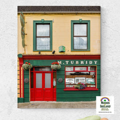 Canvas Wrap - Tubridy's Pub and B&B in Cooraclare, County Clare - James A. Truett - Moods of Ireland - Irish Art