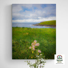 Canvas Wrap -Last Flower of Summer, Kilkee, County Clare Canvas Wrap Moods of Ireland 