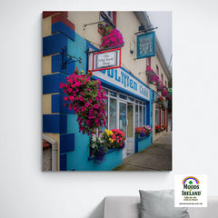 Canvas Wrap - The Old Book Shop, Kinvara, County Galway - James A. Truett - Moods of Ireland - Irish Art