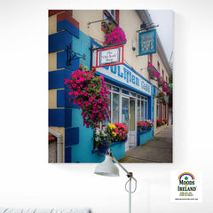 Canvas Wrap - The Old Book Shop, Kinvara, County Galway - James A. Truett - Moods of Ireland - Irish Art