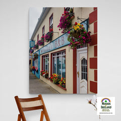 Canvas Wrap - Fallon's B&B, Kinvara, County Galway - James A. Truett - Moods of Ireland - Irish Art