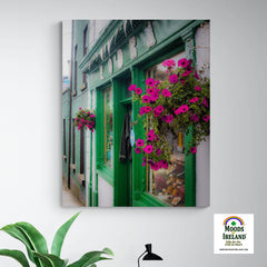 Canvas Wrap - F. O'Dea's Shop, Kinvara, County Galway - James A. Truett - Moods of Ireland - Irish Art