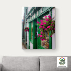 Canvas Wrap - F. O'Dea's Shop, Kinvara, County Galway - James A. Truett - Moods of Ireland - Irish Art