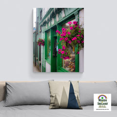 Canvas Wrap - F. O'Dea's Shop, Kinvara, County Galway - James A. Truett - Moods of Ireland - Irish Art