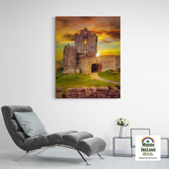 Canvas Wrap - Sunset at Dunguaire Castle, Kinvara, County Galway - James A. Truett - Moods of Ireland - Irish Art