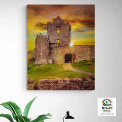 Canvas Wrap - Sunset at Dunguaire Castle, Kinvara, County Galway - James A. Truett - Moods of Ireland - Irish Art