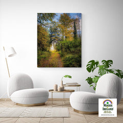 Canvas Wrap - Autumn Path to Paradise, County Clare - James A. Truett - Moods of Ireland - Irish Art