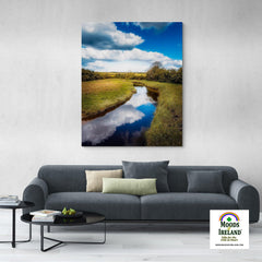 Canvas Wrap - Tranquil Winding Brook, County Clare - James A. Truett - Moods of Ireland - Irish Art