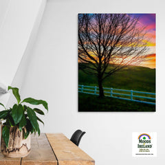 Canvas Wrap - Winter Sunset at Ballynacally, County Clare Canvas Wrap Moods of Ireland 