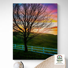 Canvas Wrap - Winter Sunset at Ballynacally, County Clare Canvas Wrap Moods of Ireland 