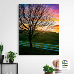 Canvas Wrap - Winter Sunset at Ballynacally, County Clare Canvas Wrap Moods of Ireland 