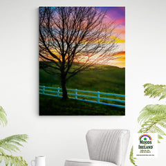 Canvas Wrap - Winter Sunset at Ballynacally, County Clare Canvas Wrap Moods of Ireland 