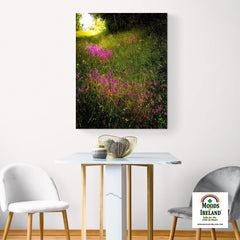 Canvas Wrap - Roadside Wildflowers in County Clare, Ireland - James A. Truett - Moods of Ireland - Irish Art