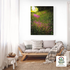 Canvas Wrap - Roadside Wildflowers in County Clare, Ireland - James A. Truett - Moods of Ireland - Irish Art