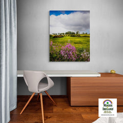 Canvas Wrap - Lissycasey Wildflowers, County Clare, Ireland - James A. Truett - Moods of Ireland - Irish Art