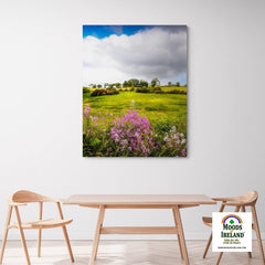 Canvas Wrap - Lissycasey Wildflowers, County Clare, Ireland - James A. Truett - Moods of Ireland - Irish Art