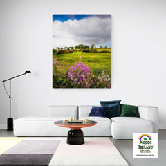 Canvas Wrap - Lissycasey Wildflowers, County Clare, Ireland - James A. Truett - Moods of Ireland - Irish Art