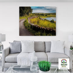 Canvas Wrap - The High Road over Inchiquin Lough, County Clare - James A. Truett - Moods of Ireland - Irish Art