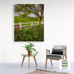 Canvas Wrap - Ballynacally Wildflower Vista - James A. Truett - Moods of Ireland - Irish Art