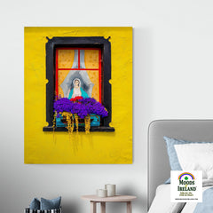 Canvas Wrap - Bright Window Display, Labasheeda, County Clare - Moods of Ireland