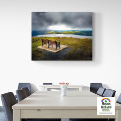 Canvas Wrap - Sun Rays on the Shores of Lough Derg, County Clare - Moods of Ireland