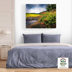 Canvas Wrap - Wild Montbretia in the County Tipperary Countryside - Moods of Ireland